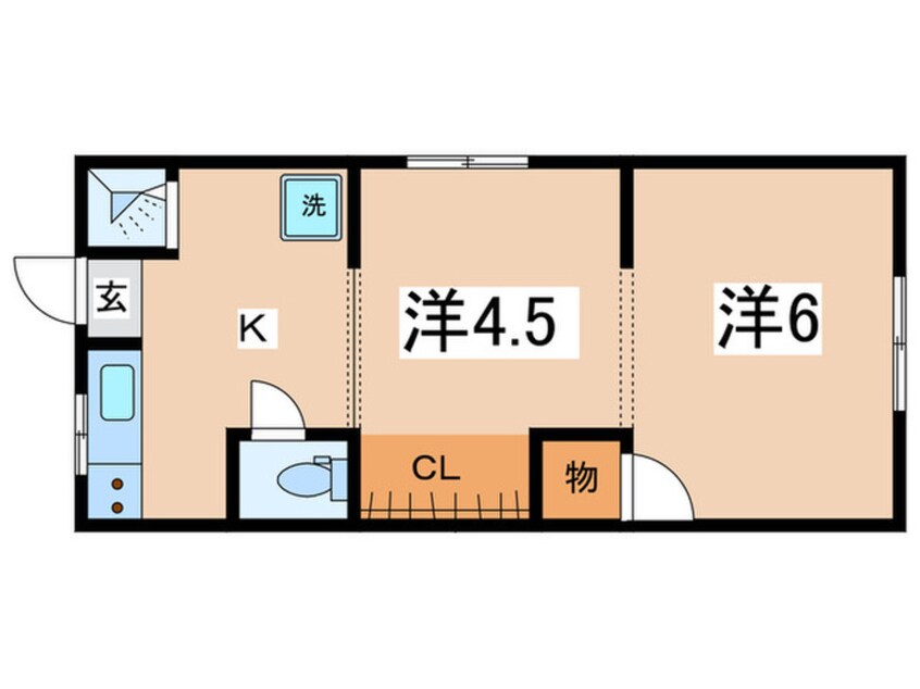 間取図 パレスハイツ