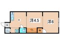 パレスハイツの間取図