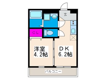 間取図 ベルドミール池田住吉