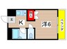 アイワハイツ 1Kの間取り