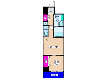 間取図 Ｌａ　ＣＡＳＡ玉造