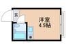 エクラ阿倍野 1Rの間取り
