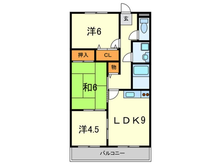 間取図 メゾン共栄