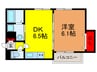 Ｓ　Ａｐｔ．門真元町 1DKの間取り