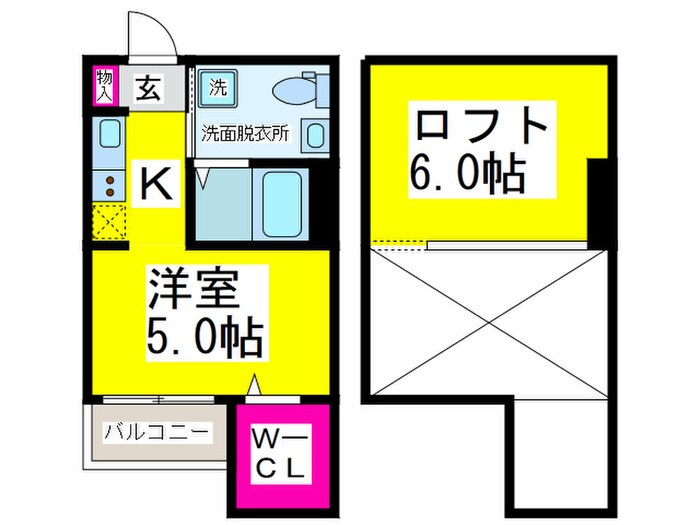 間取り図 Ｌａ　ｌｕｃｅ