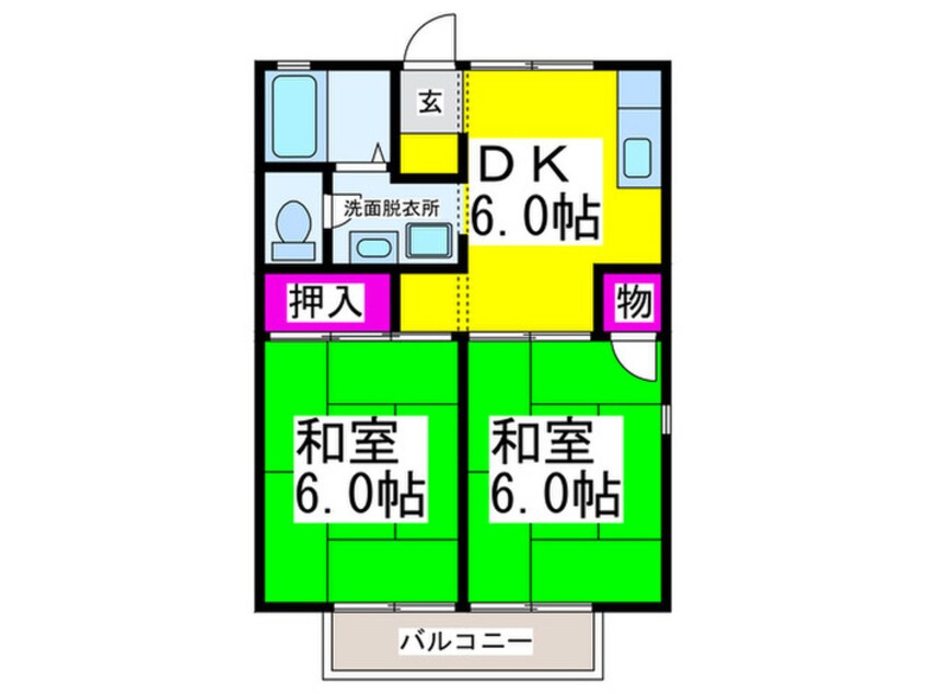 間取図 セジュール新金