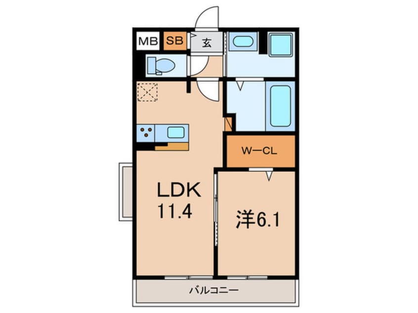 間取図 シエルガーデン