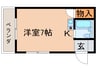 Ts SQUARE明田 1Rの間取り