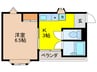 ハイツサニーパル 1Kの間取り