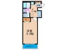 ア－バン寿 1Kの間取り