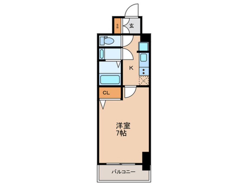 間取図 アプリーレ西本町