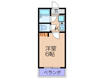 間取図 コスモメイト野田