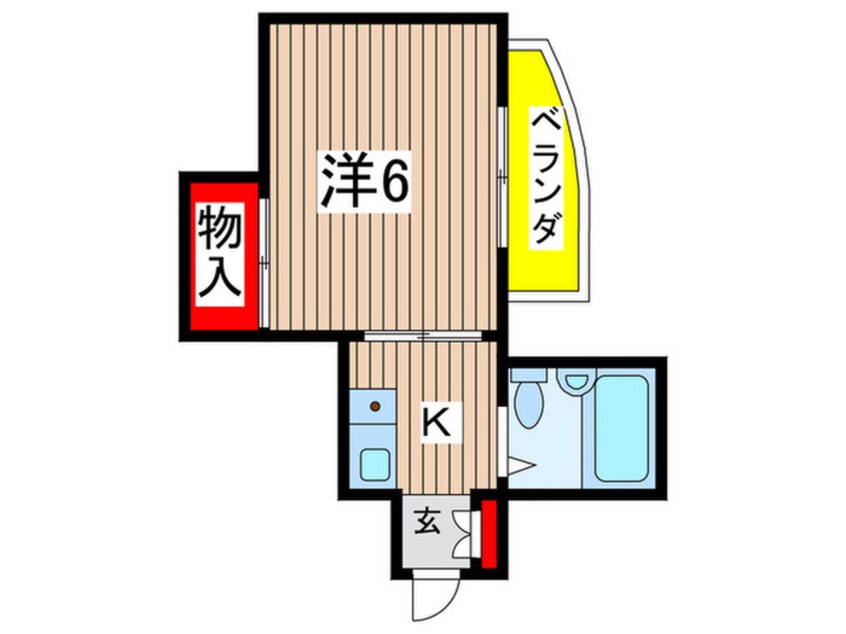 間取図 サニ－コ－ト石橋