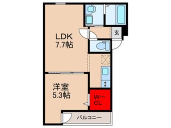 間取図 フジパレス近鉄八尾Ⅰ番館