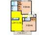 エルムンド 2LDKの間取り
