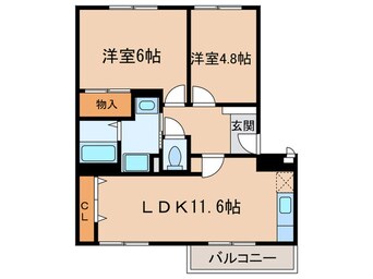 間取図 コスモスマンション