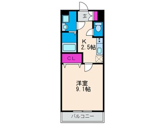 間取図 ゴールドチェリーブラッサム