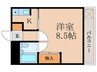 エルハイツ 1Kの間取り