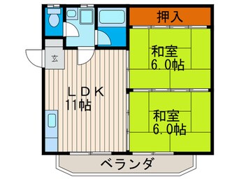 間取図 ネオハイツ生長