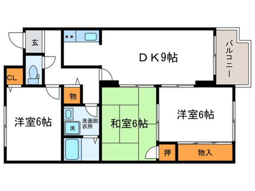 間取図 ローファス パートⅡ