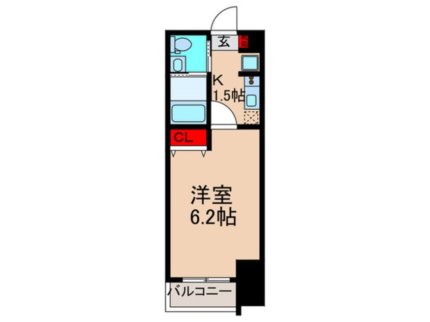 間取図 プレサンスNEO長堂アウローラ