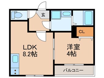 間取図 Ｄ　ｐｏｒｔａ　ｉｒｉｓ