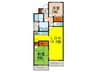 Lazos de feliz Hibarigaoka 2LDKの間取り