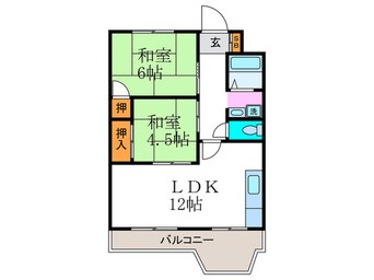 間取図 岡崎グリ－ンハイツ