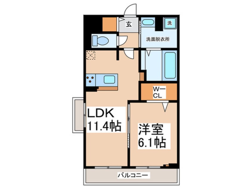 間取図 仮)エタン・ロッシ