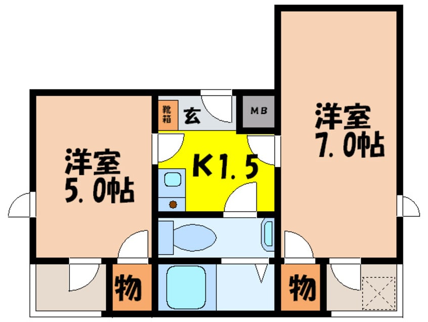 間取図 スフィンクス・ニシ