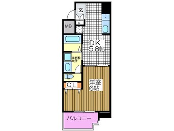 間取図 ＧＡＬＬＥＲＹ谷町