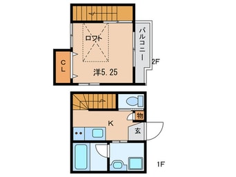 間取図 フォルビ－ト六甲