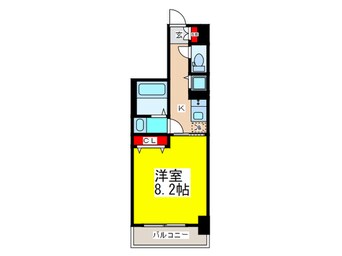 間取図 アヴェニール北浜