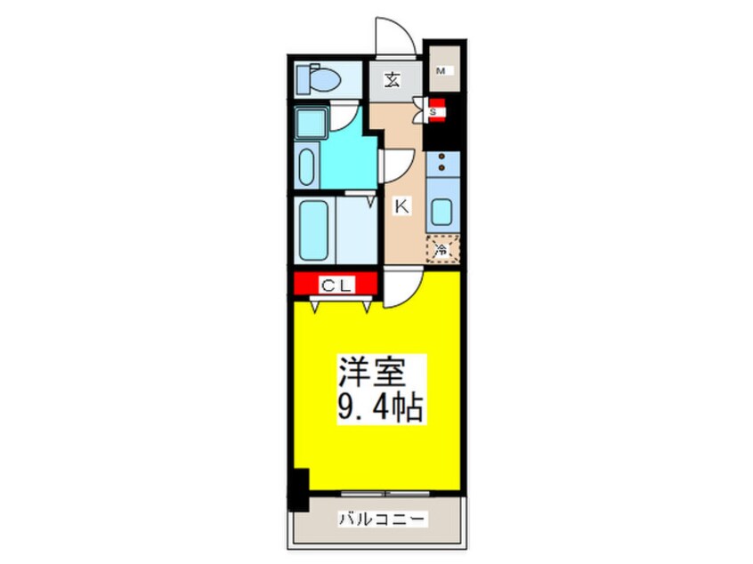 間取図 アヴェニール北浜