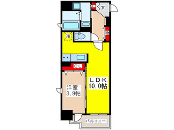 間取図 アヴェニール北浜