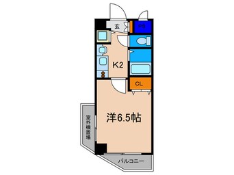 間取図 プレサンス京都駅前千都(205)