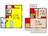 日吉台五番町戸建 2LDKの間取り
