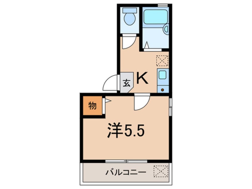 間取図 フロ－ラルハイツ神前