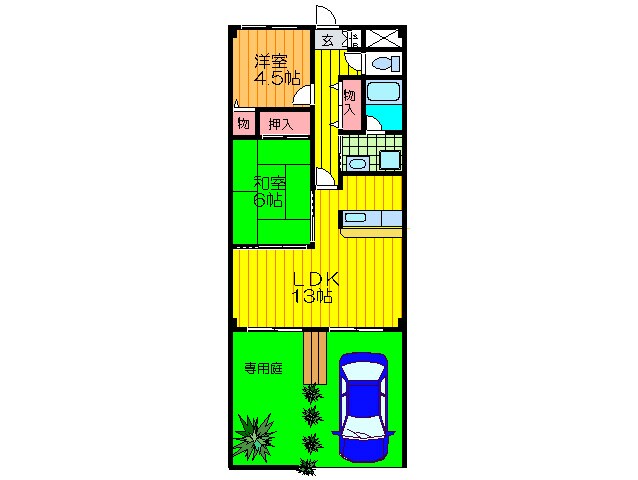 間取り図 ガ－デンステ－ジ