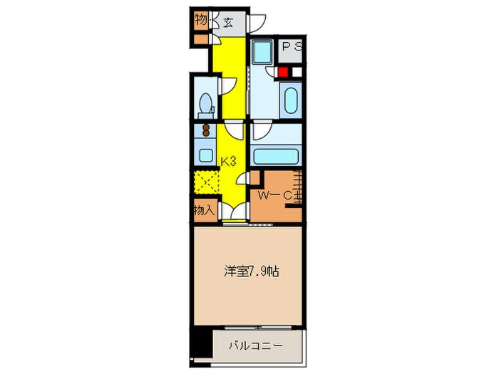 間取り図 ﾊﾟｰｸｱｸｼｽうつぼ公園