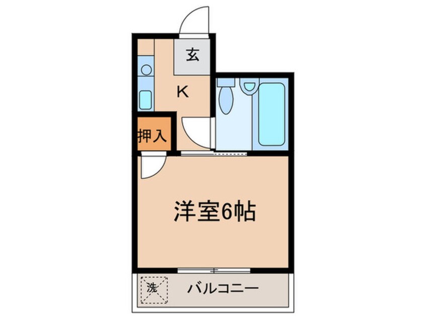 間取図 長谷川マンション