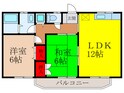 カーサベルデⅡの間取図