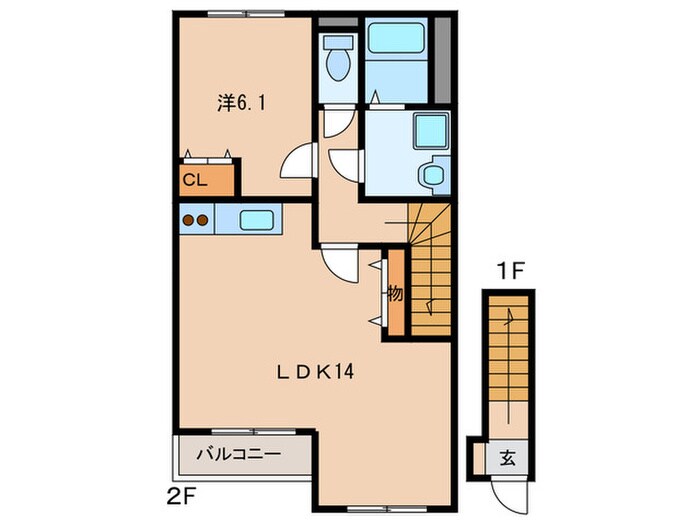 間取り図 ネ－ブルソフィア藤江