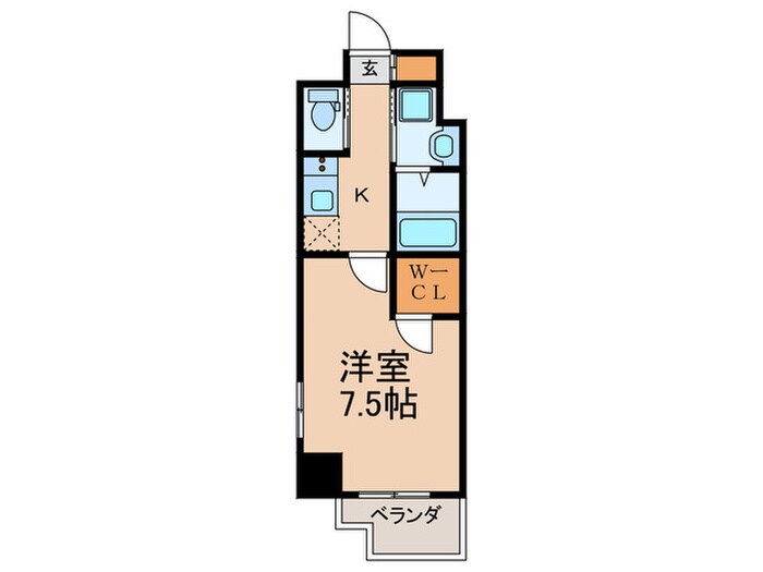 間取り図 ビガーポリス405同心Ⅲ