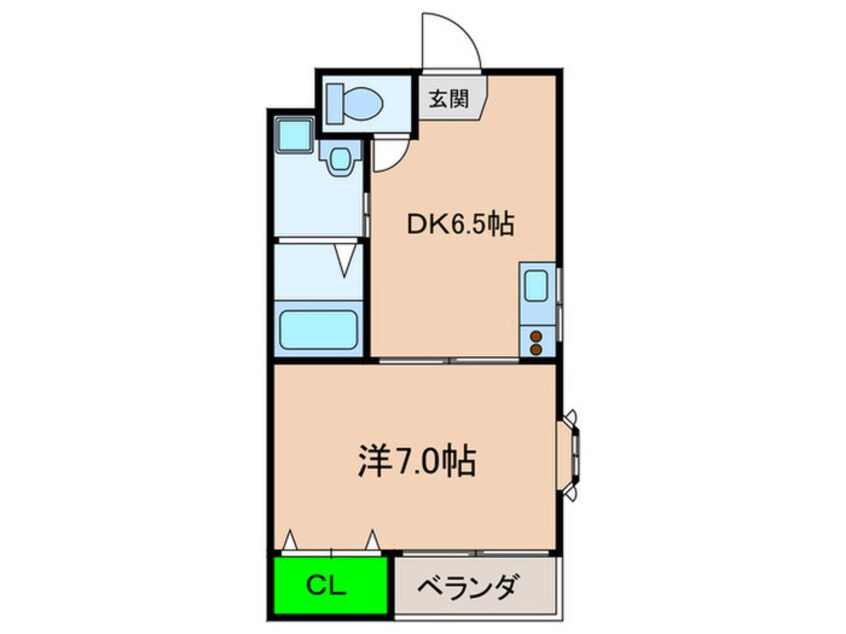 間取図 ベルエアー生野西