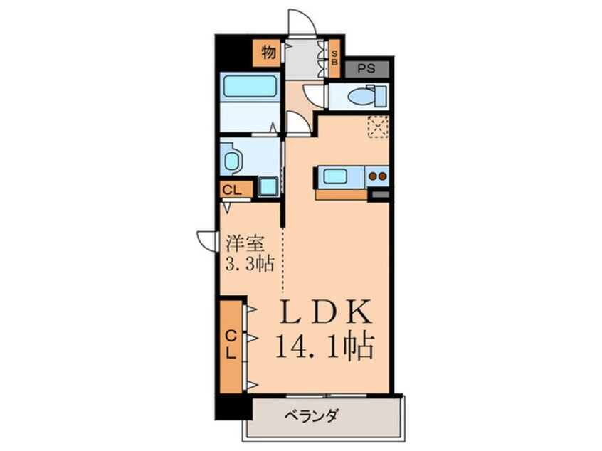 間取図 プリマクラッセ