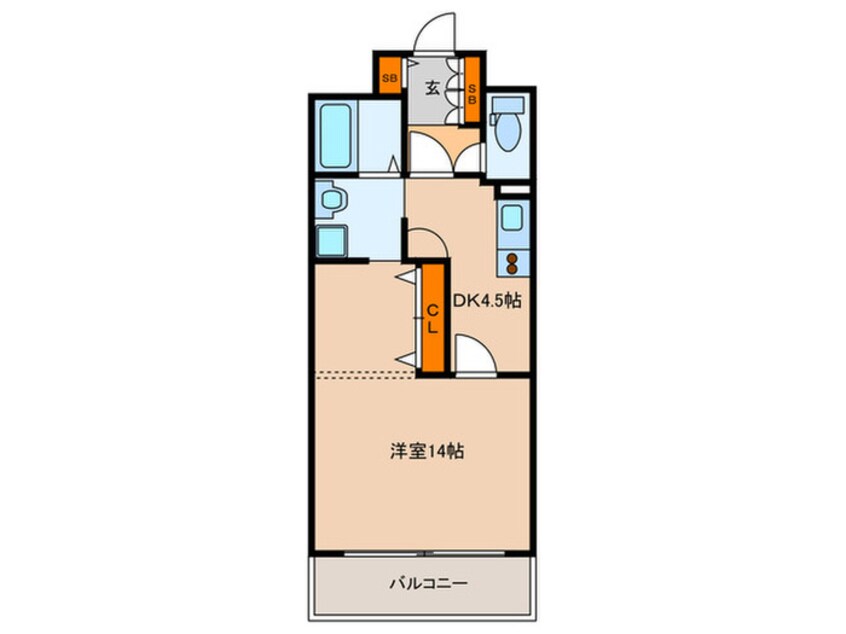 間取図 プリマクラッセ