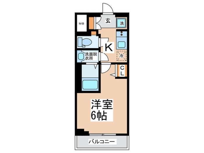 間取り図 ｴｽﾃﾑｺｰﾄ心斎橋central(205)