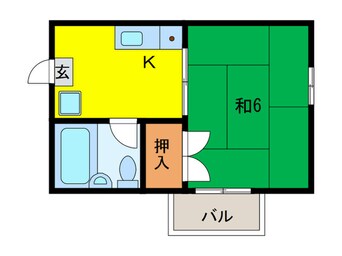 間取図 ファミール長田