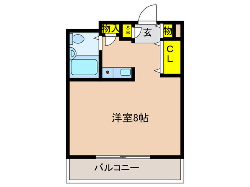 間取図 アルカディア・枚方